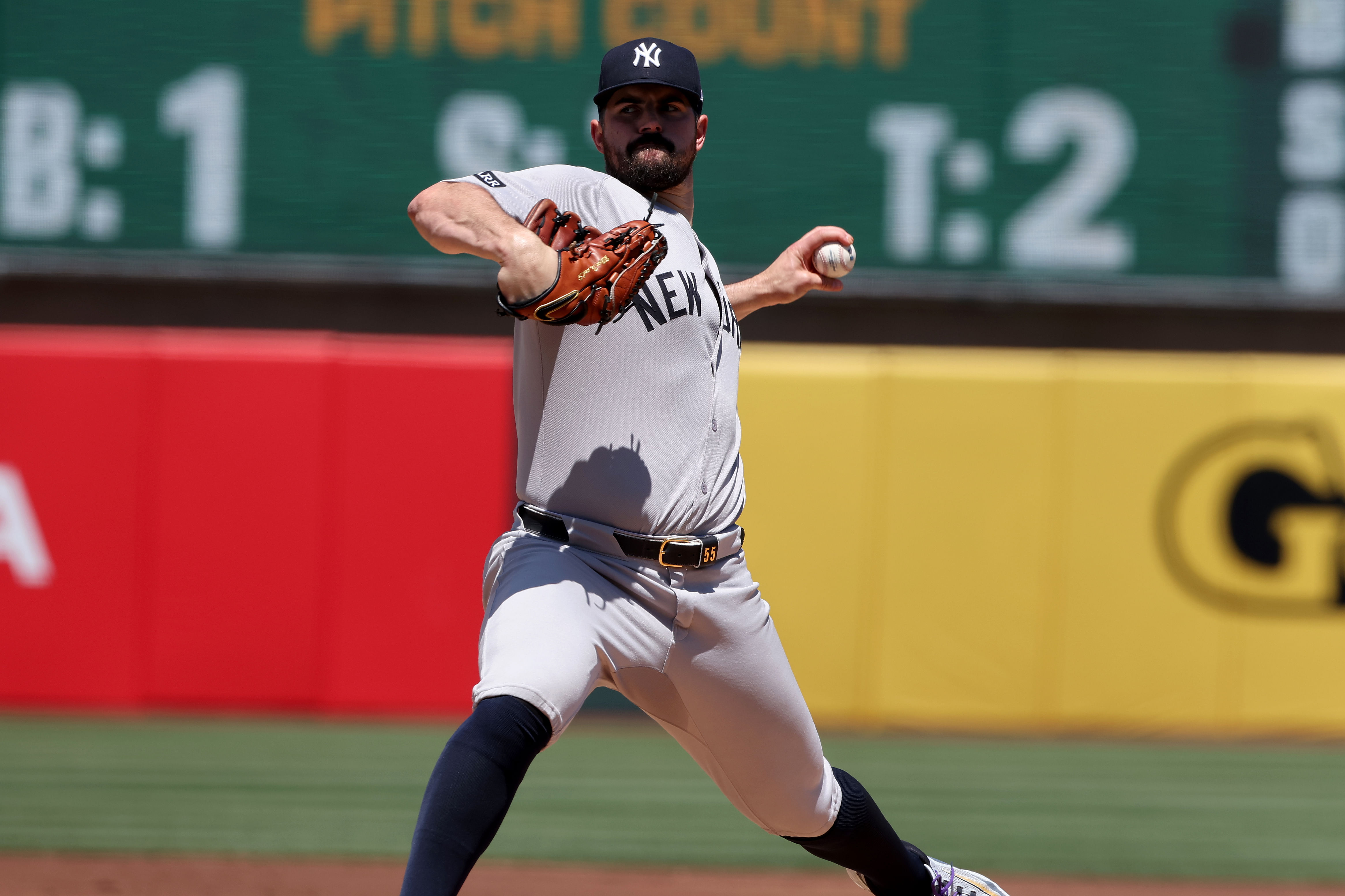 Carlos Rodon will take on Juan Soto on Friday (Imagn)